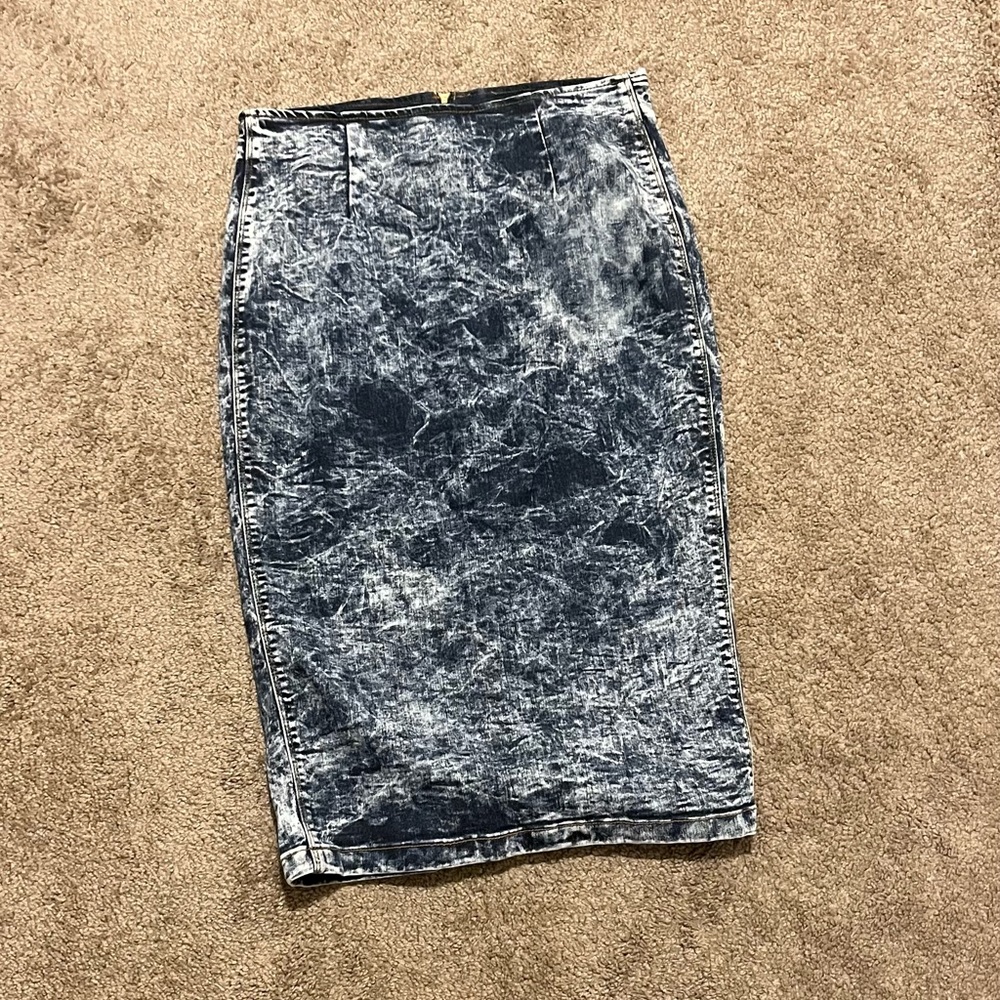 Tie-dye Pencil Skirt